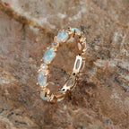 Opal Ring for Women White