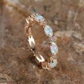 Opal Ring for Women White