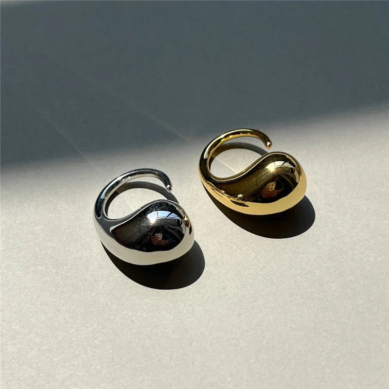 Original Ring Large Water Drop Silver