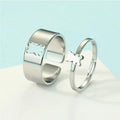 2-Piece Bear Ring Silver