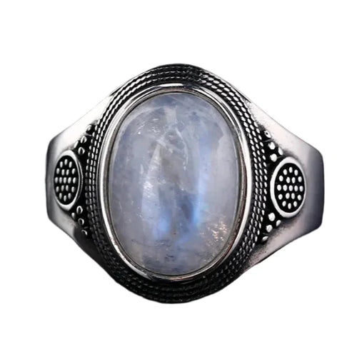 Oval Ring Moonstone Women's Ring