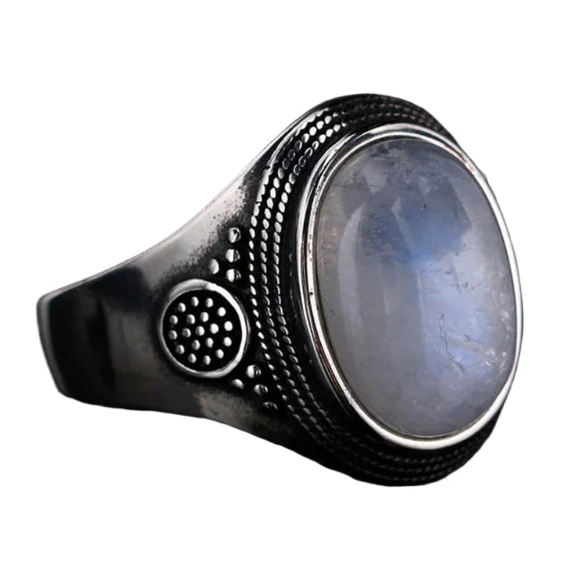 Oval Ring Moonstone Women's Ring