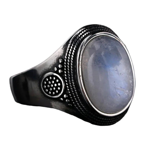 Oval Ring Moonstone Women's Ring