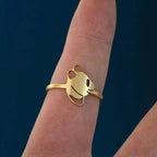 Panda Ring Fine Gold