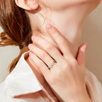 Wiccan Pentacle Witchcraft Ring for Women, Silver