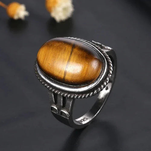 Women's Tiger's Eye Stone Ring