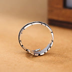 Silver Feather Ring for Women