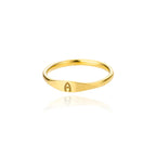 Women's initial ring a