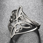 Protection Ring Witch’s Knot Ring Men Women Wiccan silver
