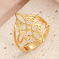 Protection Ring Witch’s Knot Ring Men Women Wiccan gold