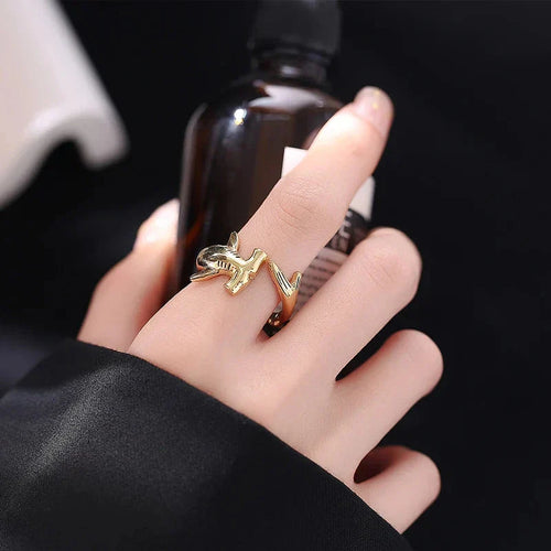 Hammerhead Shark Ring Gold