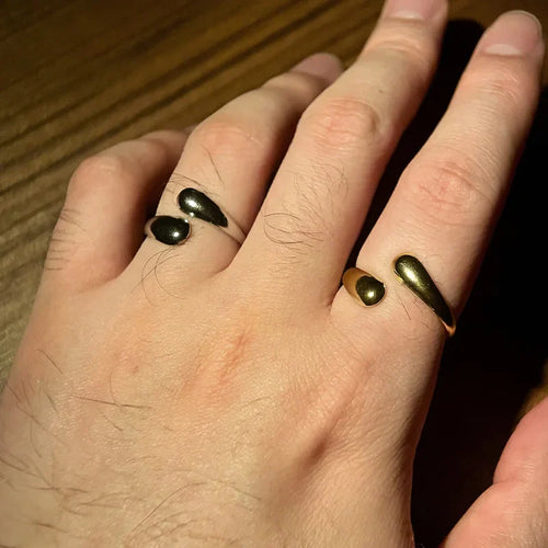 Retro Teardrop Ring 