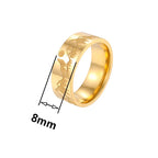 Retro Mountain Lion and Sun Ring