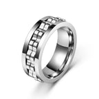 Spinner Ring for Men 8