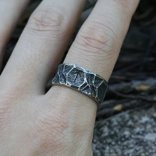 Viking-Style Rune Ring for Men 1