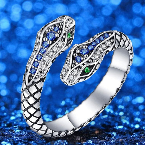 Silver Snake Ring for Women