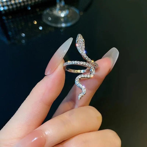 Snake Zircon Ring for Women
