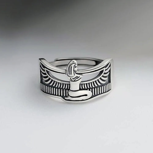 Ancient Style Cleopatra Queen of Egypt Ring