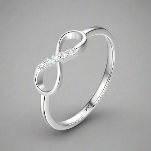 Infinity Symbol Ring Women's Zircon Ring