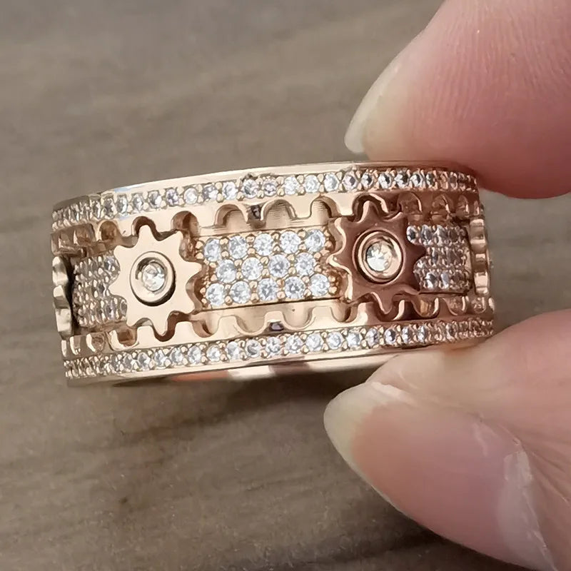 Rotating Ring "The Gears of Time" Anti-Stress
