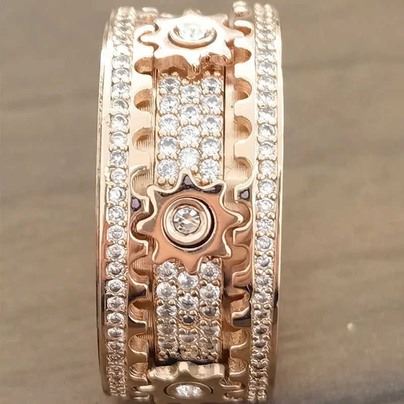 Rotating Ring "The Gears of Time" Anti-Stress
