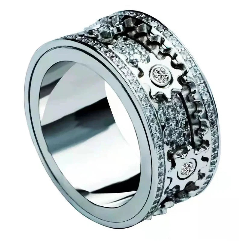 Rotating Ring "The Gears of Time" Anti-Stress