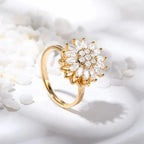 Anti-Stress Sunflower Ring