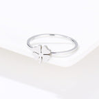 4-Leaf Clover Ring Silver