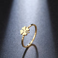 4-Leaf Clover Ring Gold