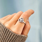 Triquetra Ring Celtic Irish Trinity Knot silver