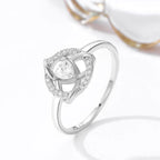 Triquetra Ring Celtic Irish Trinity Knot silver