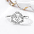 Triquetra Ring Celtic Irish Trinity Knot silver