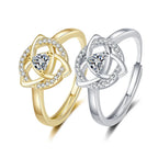 Triquetra Ring Celtic Irish Trinity Knot gold
