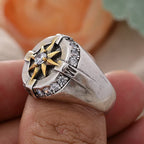 Vintage Compass Wind Rose Ring