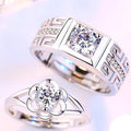 Couple Rings Flower Ring for Women