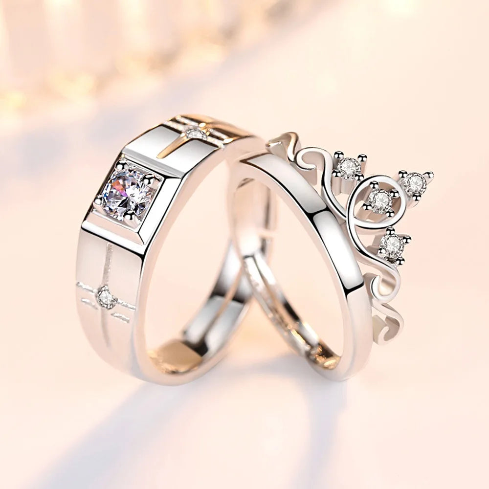 Couple Rings Queen and Zircon Ring