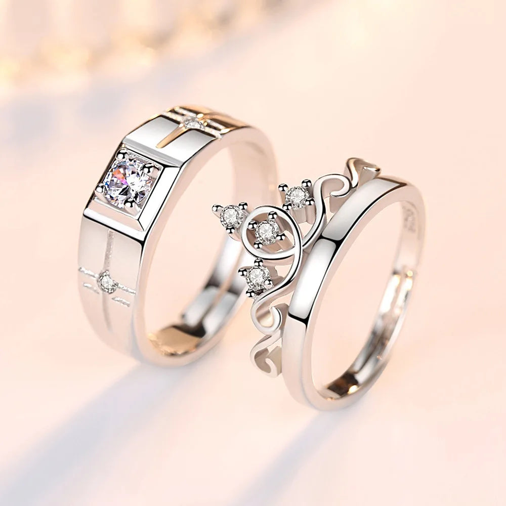 Couple Rings Queen and Zircon Ring