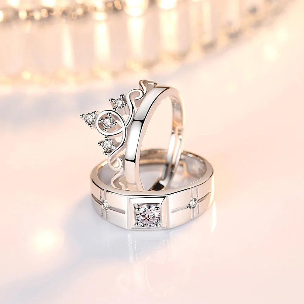 Couple Rings Queen and Zircon Ring