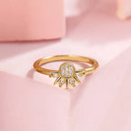 Couple Rings Sun Ring in Zircon Sun