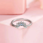 Couple Rings Sun Ring in Zircon Moon