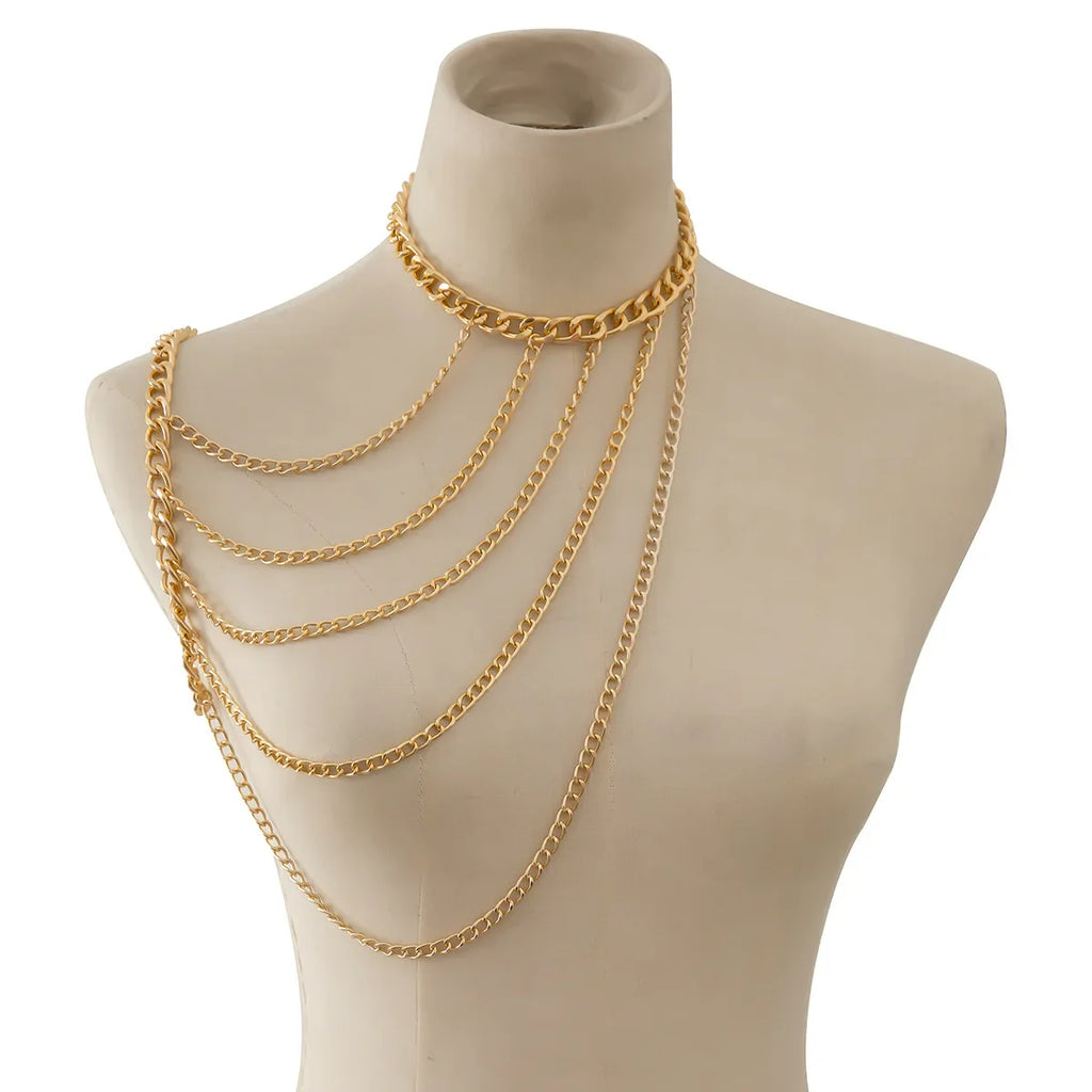 Women's Shoulder Chain Jewelry - Clavicle & Shoulder Gold