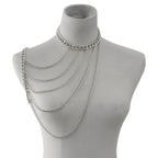 Women's Shoulder Chain Jewelry - Clavicle & Shoulder Silver