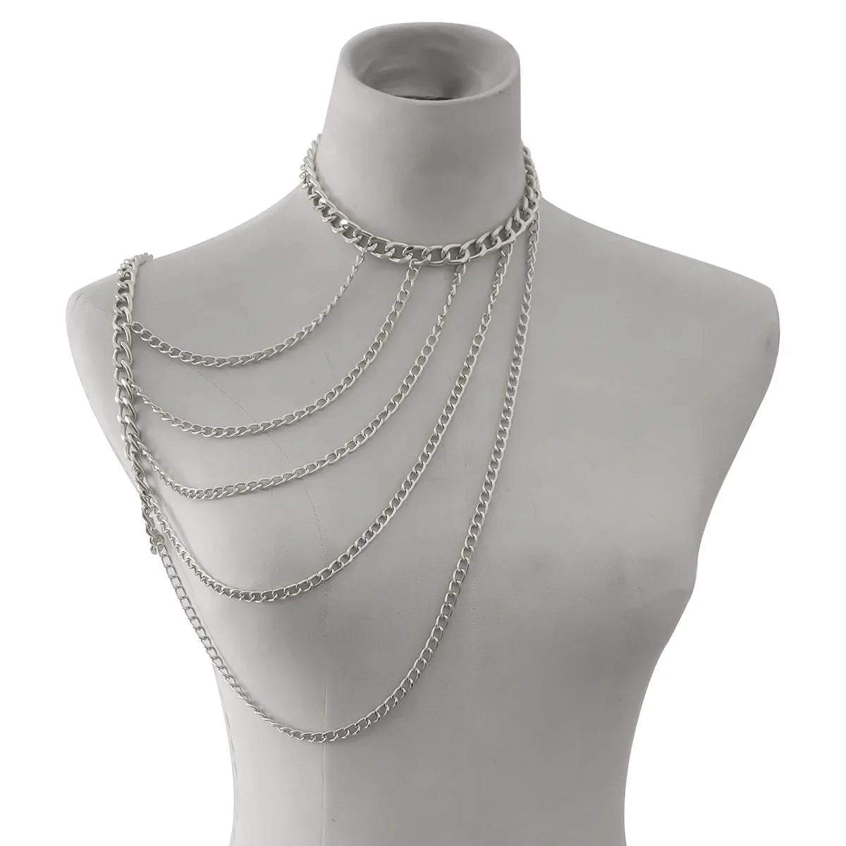 Women's Shoulder Chain Jewelry - Clavicle & Shoulder Silver