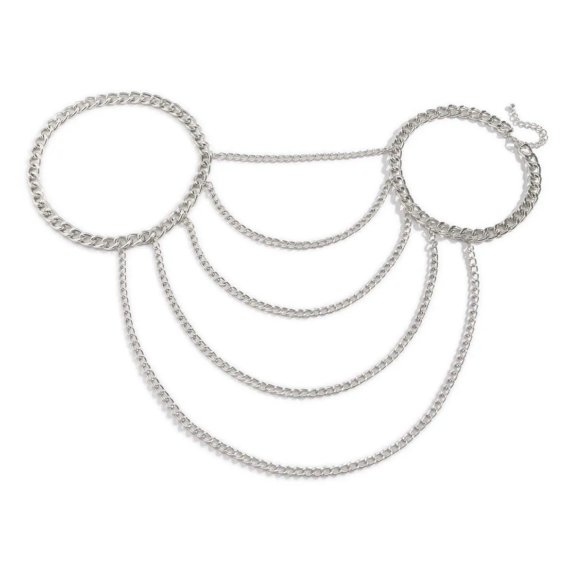 Women's Shoulder Chain Jewelry - Clavicle & Shoulder Silver