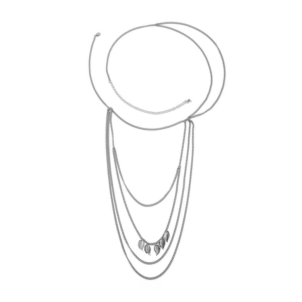 Women's Shoulder Jewelry - Clavicle & Arm & Shoulder Chain silver