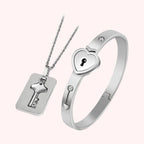 Silver Couple Duo Jewelry