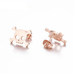Skull Earrings (4 Colors) rose gold