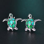Green Sea Turtle Earrings