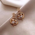 Cute Gold Cat Earrings