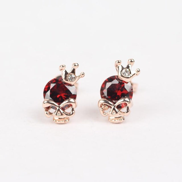 Gothic Red Earrings